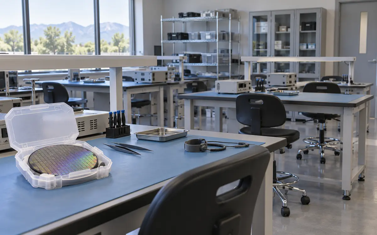 Technical workstations for semiconductor training