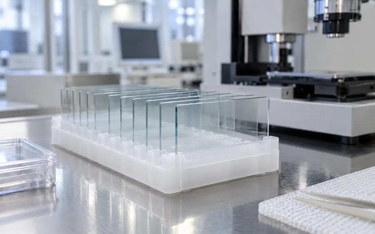 Glass substrates for semiconductor packaging