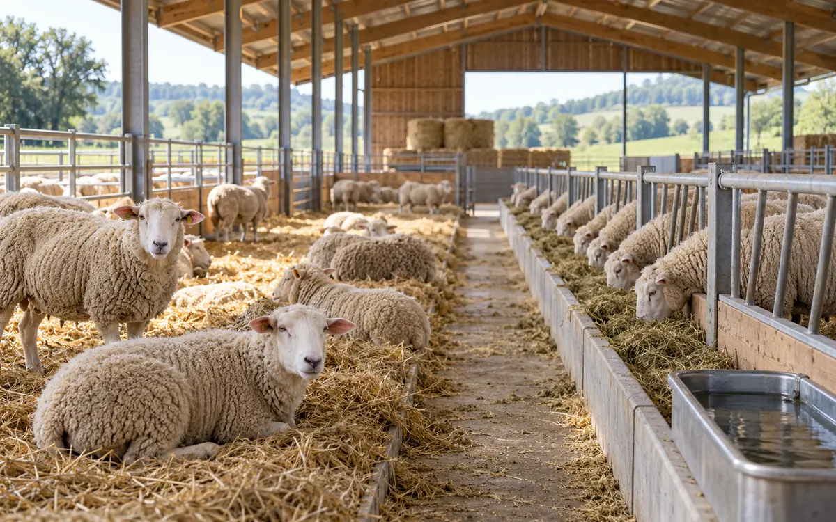 Sheep housing and herd management