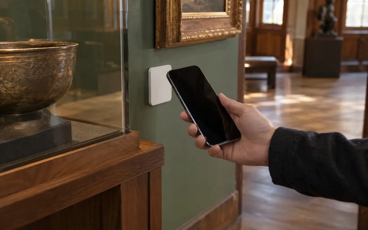 Access to descriptions of museum exhibits