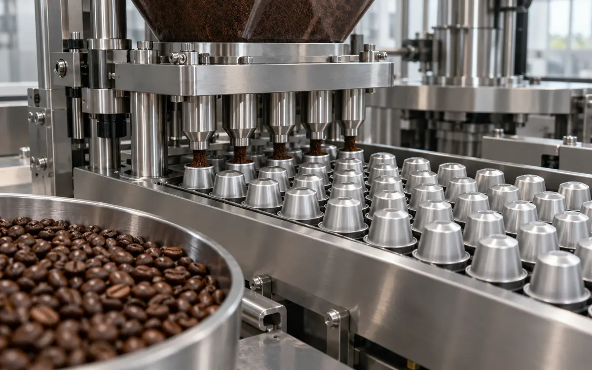 Coffee capsule production equipment