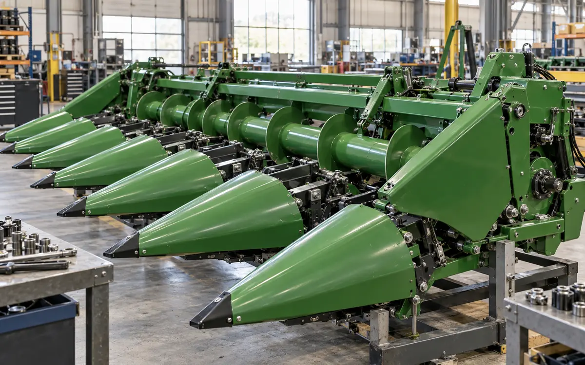 Assembly of harvesting equipment