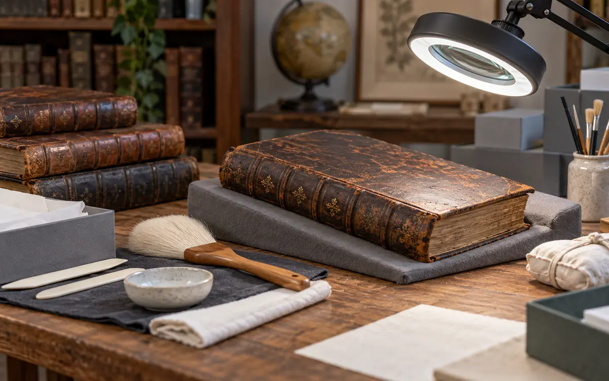 Conservation of historic library collections