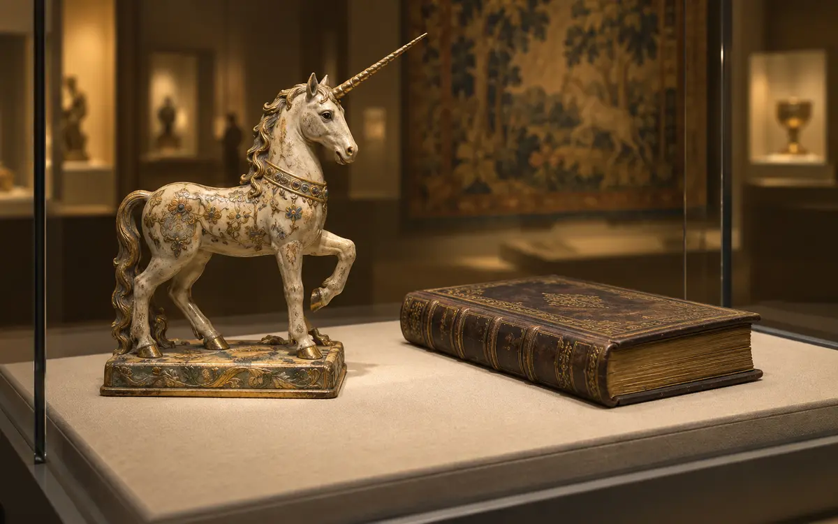 Museum objects and mythical imagery