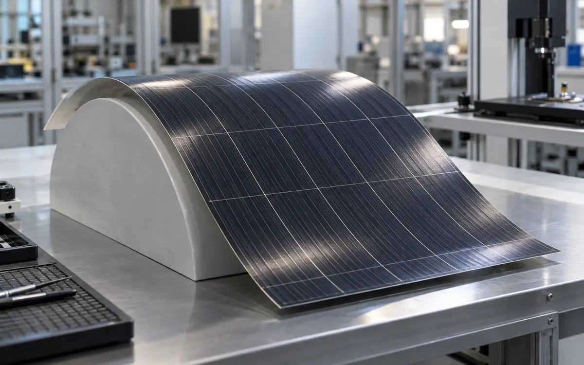 Flexible thin film photovoltaic modules