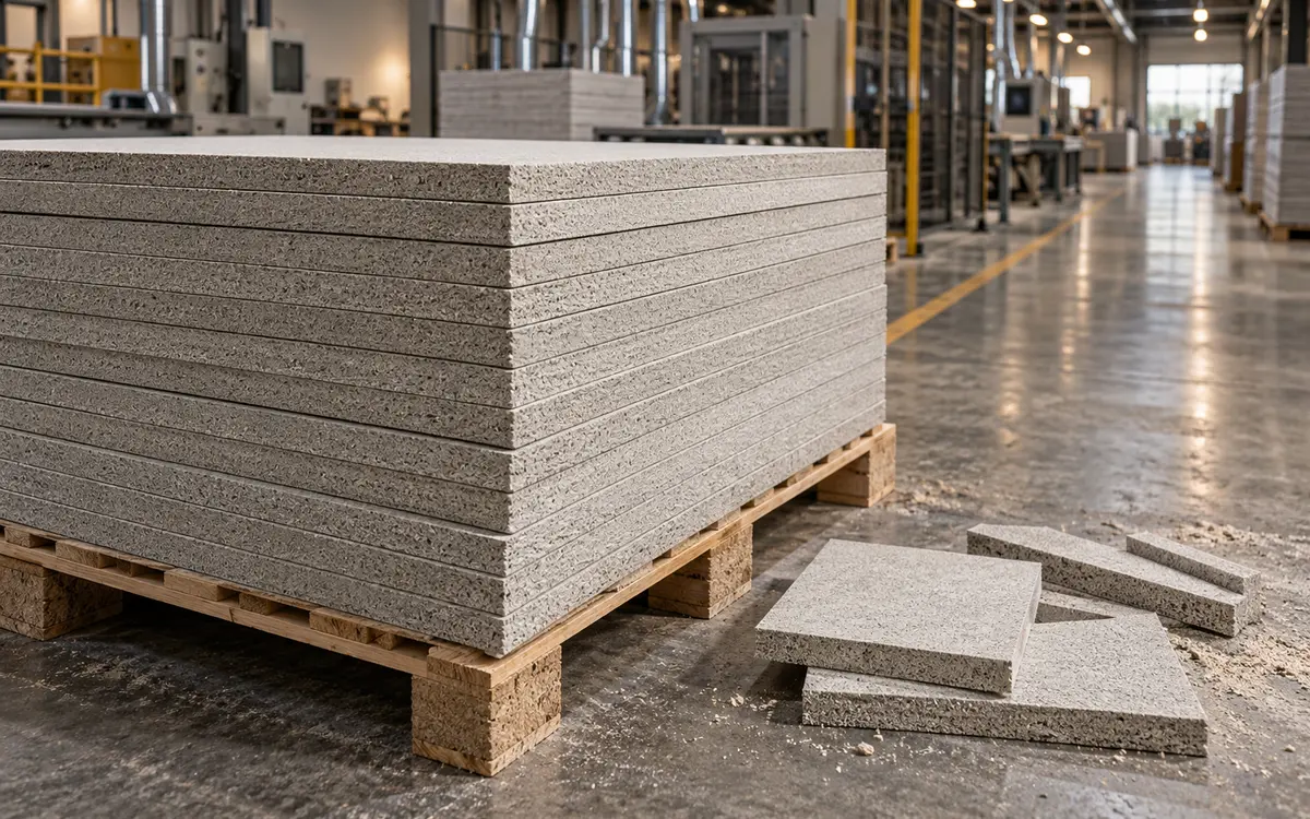 Engineered panels in production
