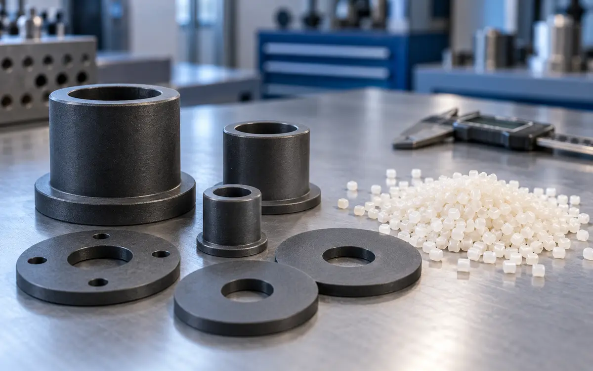 Polymer components for mechanical assemblies