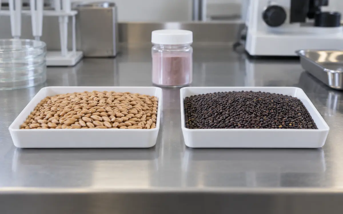 Seed samples for coating research