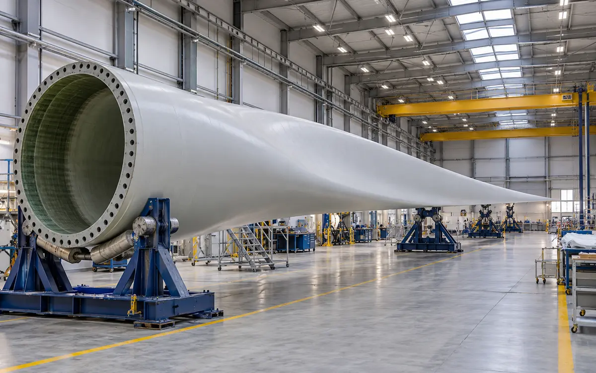 Composite components for wind turbine blades