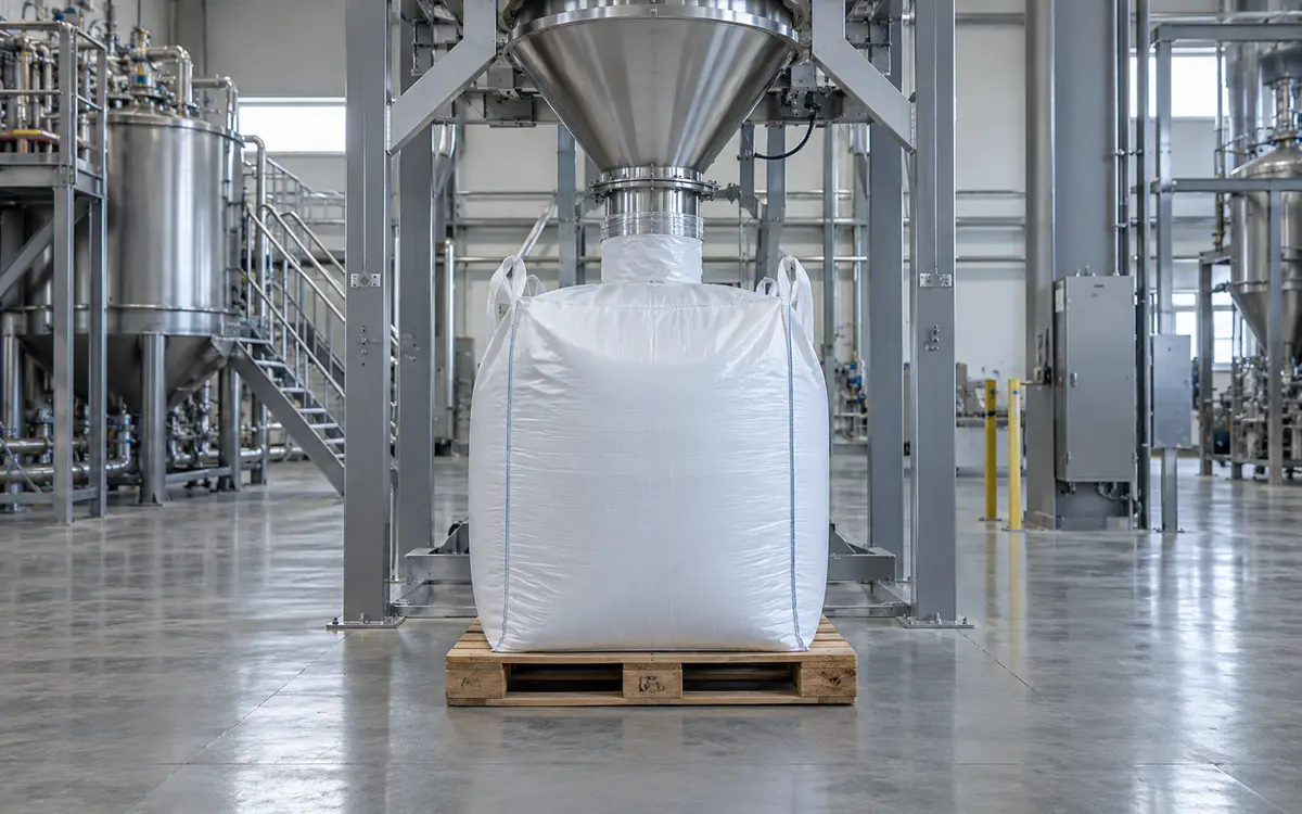 Packaging equipment for industrial chemical powders