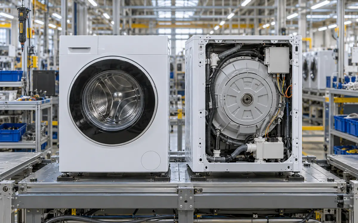 Production equipment for laundry appliances